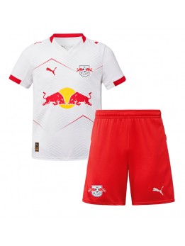 Billige RB Leipzig Hjemmedraktsett Barn 2025-26 Kortermet (+ Korte bukser)